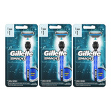 Kit 3 Aparelho De Barbear Gillette