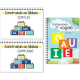 Kit 3 Apostilas Pequenas Alfabetização Vogais E Sílabas