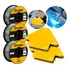 Kit 3 Arame Solda Mig Uso Sem Gás 0 8mm 1kg E71t gs Start   2 Esquadros 12kg
