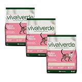 Kit 3 Areia Higiênica Biodegradável Para Gatos Petfive Viva Verde Vida Descomplicada 4kg