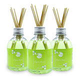 Kit 3 Aromatizador Difusor Capim Limão 270ml Pantanal Aromas