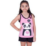 Kit 3 Babydoll Infantil Menina Pijama Verão Atacado Revenda