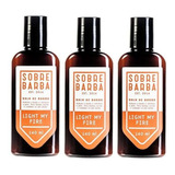 Kit 3 Balm De Barba Light My Fire 140ml Sobrebarba