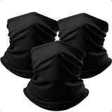 Kit 3 Bandana Ciclismo Balaclava Mascara Buff Proteção Uv50 