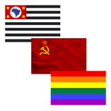 Kit 3 Bandeiras 