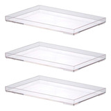 Kit 3 Bandejas Lavabo Bebidas Organizador Pias Penteadeiras