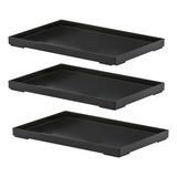 Kit 3 Bandejas Lavabo Organizador Bebidas Pias Penteadeiras