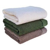 Kit 3 Banhão Absorção Ultra Aveludada Banho Atacado Cotton