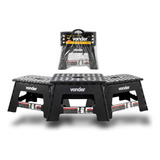 Kit 3 Banqueta Plástico Dobrável Pequena 220mm Vonder