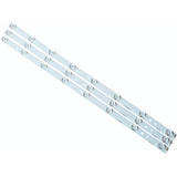 Kit 3 Barras Led Dl2971 b Ph29e52 8 Leds Novo Original nf