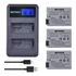 Kit 3 Bat Eria Lp-e8 C/ Carregador Duplo T5i T4i T3i T2i 