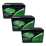Kit 3 Bateria 15ah