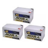 Kit 3 Bateria Moura