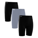 Kit 3 Bermuda Short Academia Fitness