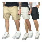 Kit 3 Bermuda Shorts