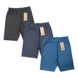 Kit 3 Bermuda Shorts