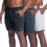 Kit 3 Bermuda Shorts Masculino Tactel