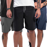 Kit 3 Bermudas Adulto