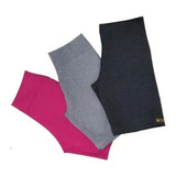 Kit 3 Bermudas Ciclista Cotton Infanto