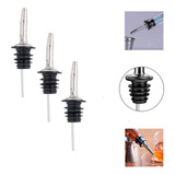 Kit 3 Bico Dosador De Bebidas Inox Tequila Biqueira Garrafa