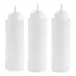Kit 3 Bisnagas 1 Litro Grande Molhos Cremes Coberturas Crepe