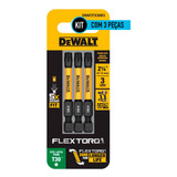 Kit 3 Bits Torx T30 X 50mm Flextorq Dewalt Dwaf2tx30ir3