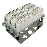 Kit 3 Bloco M10 De Corte Engate Rápido C 1 Bastidor 30 Pares