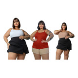 Kit 3 Blusa Alca