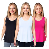 Kit 3 Blusa Bata