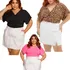 Kit 3 Blusa Bata  Plus Size Moda Feminina Tamanho - Bruna