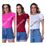 Kit 3 Blusa Blusinha