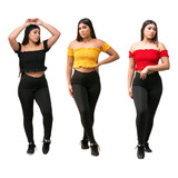 Kit 3 Blusa Ciganinha