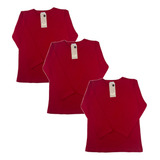Kit 3 Blusa Cotton