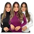 Kit 3 Blusa De Frio Cacharrel Feminina Gola Alta Trico