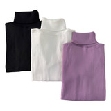 Kit 3 Blusa De