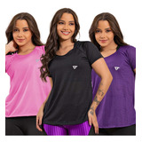 Kit 3 Blusa Feminina