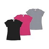 Kit 3 Blusa Feminina Infantil E Juvenil Sem Estampa Tecido 100 Algodão Camiseta De Meninas 2 A 14 Anos Sortidos 10 