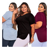 Kit 3 Blusa Feminina