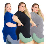 Kit 3 Blusa Feminina