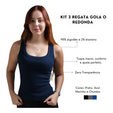 Kit 3 Blusa Feminina