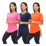 Kit 3 Blusa Mullet Tapa Bumbum Academia Treino Casual