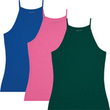 Kit 3 Blusa Regata