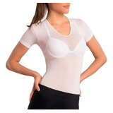 Kit 3 Blusa Segunda Pele Feminina Transparente Loba Lupo