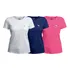 Kit 3 Blusa Uv Baby Look T Shirt Academia Treino Dri Fit