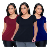 Kit 3 Blusas Bata
