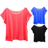 Kit 3 Blusas Blusinha Feminina Plus Size Ombro A Ombro Gola Canoa Escolha As Cores Preto Cinza Branco Vermelho Azul Pink