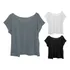Kit 3 Blusas Blusinhas T-shirt Camisetas Feminina Plus Size 
