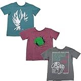 Kit 3 Blusas Camisas Infantil Juvenil Algodão Penteado Silk As2 Age 13 Years 14 Years Regular Verde Rubro Cinza 