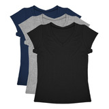 Kit 3 Blusas Camiseta