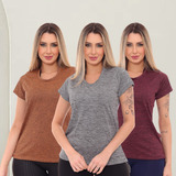 Kit 3 Blusas Dry